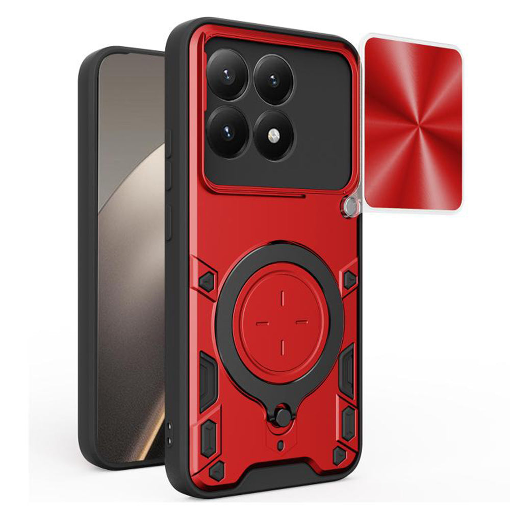 Suojakotelo Xiaomi 15T:lle, Techsuit, CamGuard Pro, Punainen