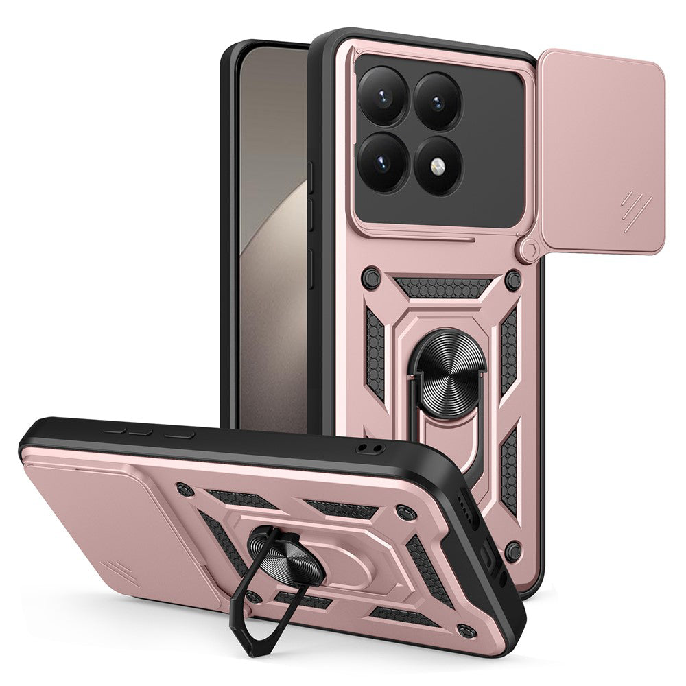 Suojakotelo Xiaomi 15T:lle, Techsuit, CamShield, Pinkki