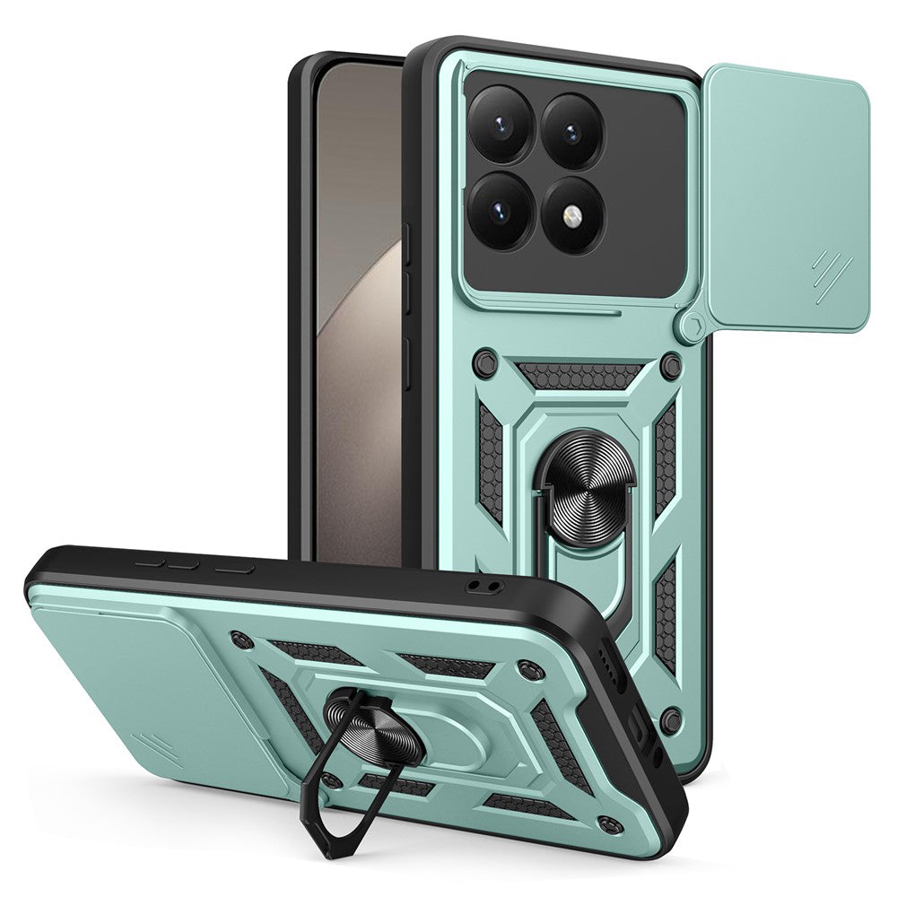 Kotelo Xiaomi 15T:lle, Techsuit, CamShield, Vihreä