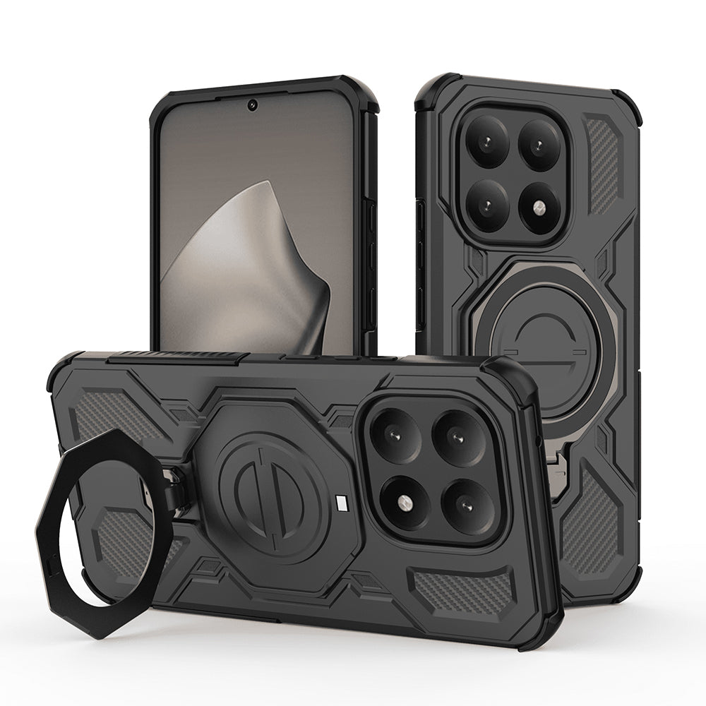 Kuori Xiaomi 15T:lle, Techsuit, Carbon Shield Pro, Musta