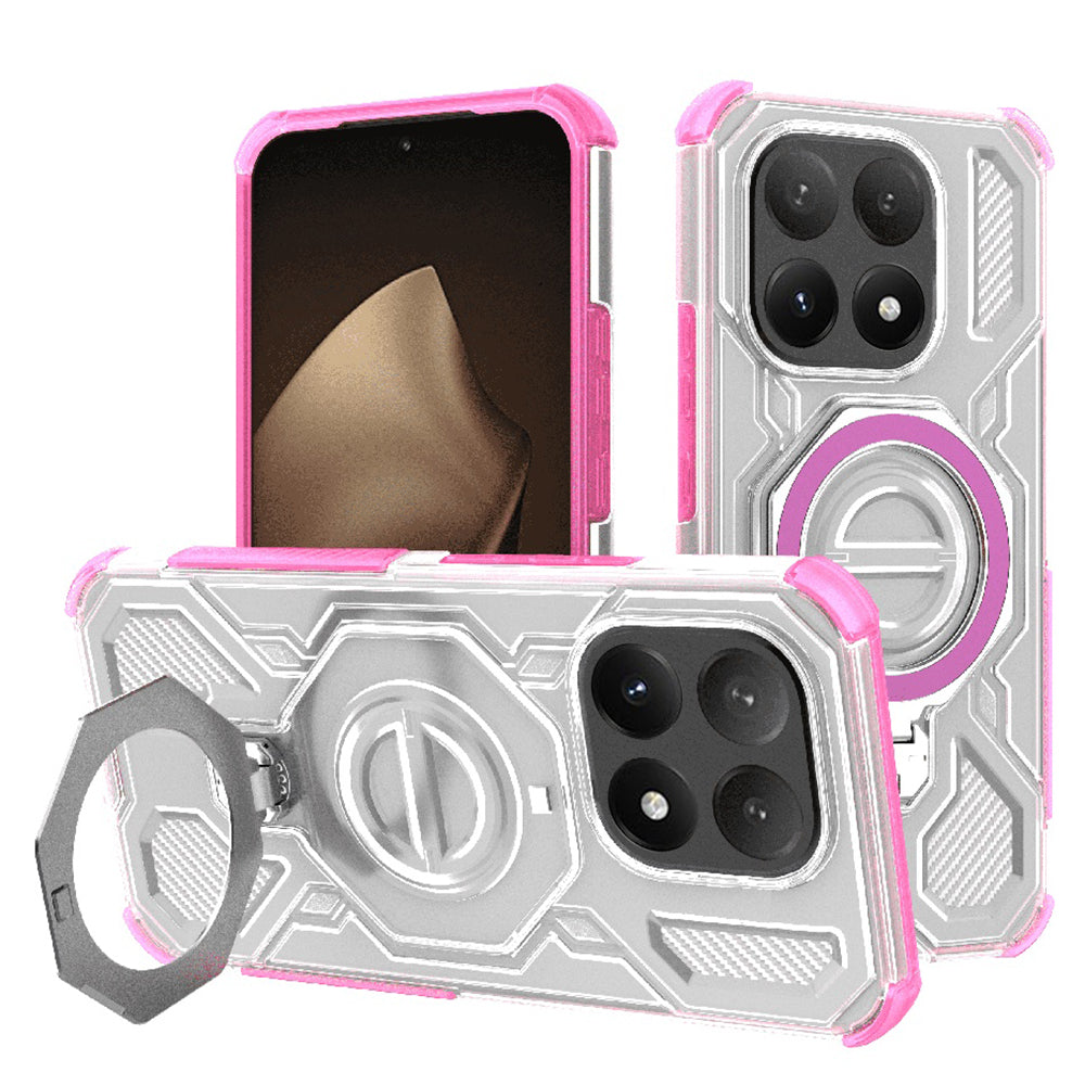 Suojakotelo Xiaomi 15T:lle, Techsuit, Carbon Shield Pro, Pinkki
