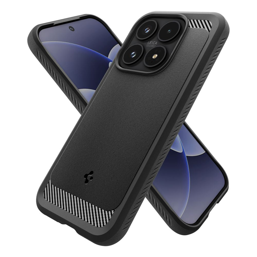 Suojakotelo Xiaomi 17:lle, Spigen, Rugged Armor, Mattamusta ACS10458