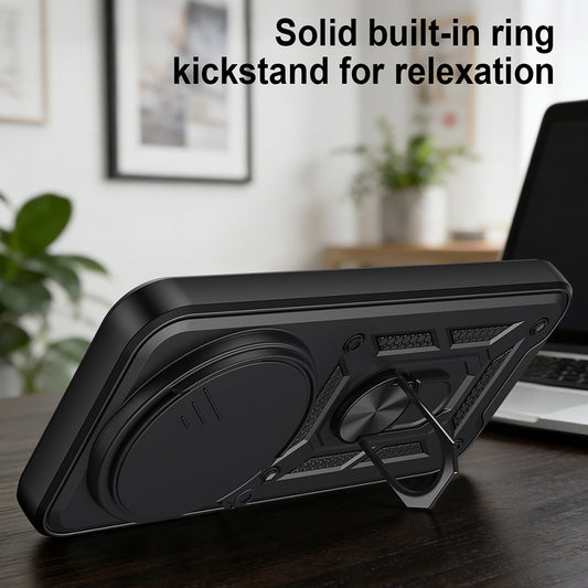 Case for Xiaomi 17 Ultra, Techsuit, CamShield, Black