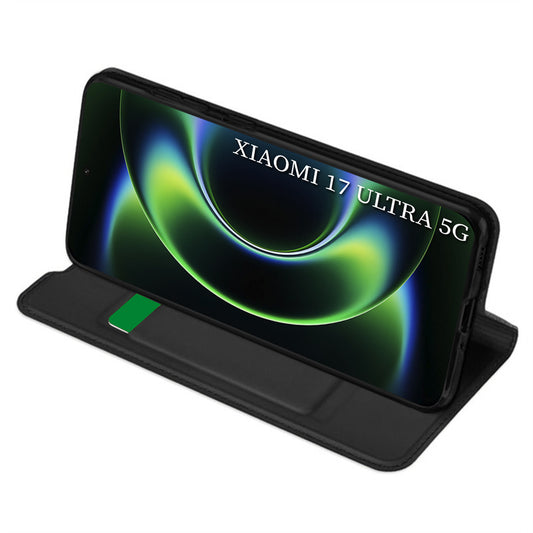Suojakotelo Xiaomi 17 Ultra, Techsuit, Magskin Book, Musta
