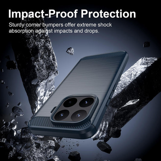 Kuori Xiaomi 17T Pro:lle, Techsuit, Hiili, Sininen