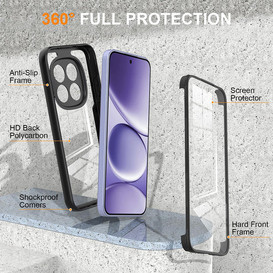 Kuori Xiaomi 17T:lle, Techsuit, ColorVerse 360, Musta