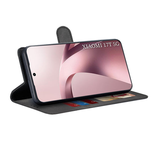 Kuori Xiaomi 17T:lle, Techsuit, Diary Book, Musta