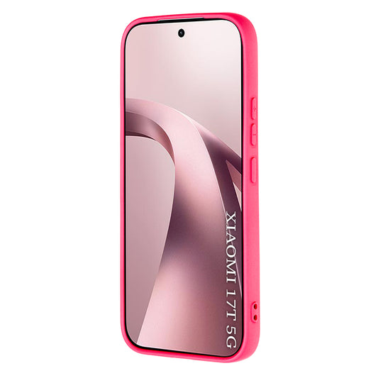 Kuori Xiaomi 17T:lle, Techsuit, SoftFlex, Tummanpunainen