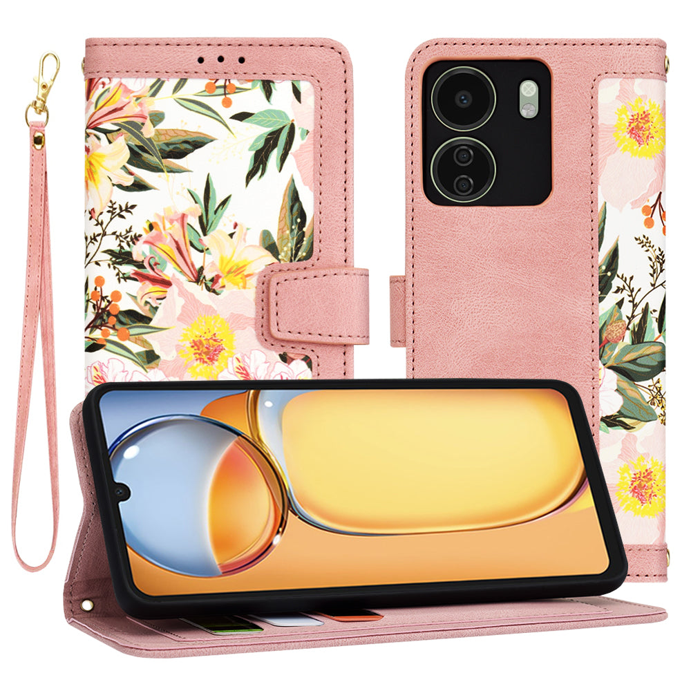 Kuori Xiaomi Poco C65 / Redmi 13C:lle, Techsuit, FlipCraft, Vaaleanpunainen