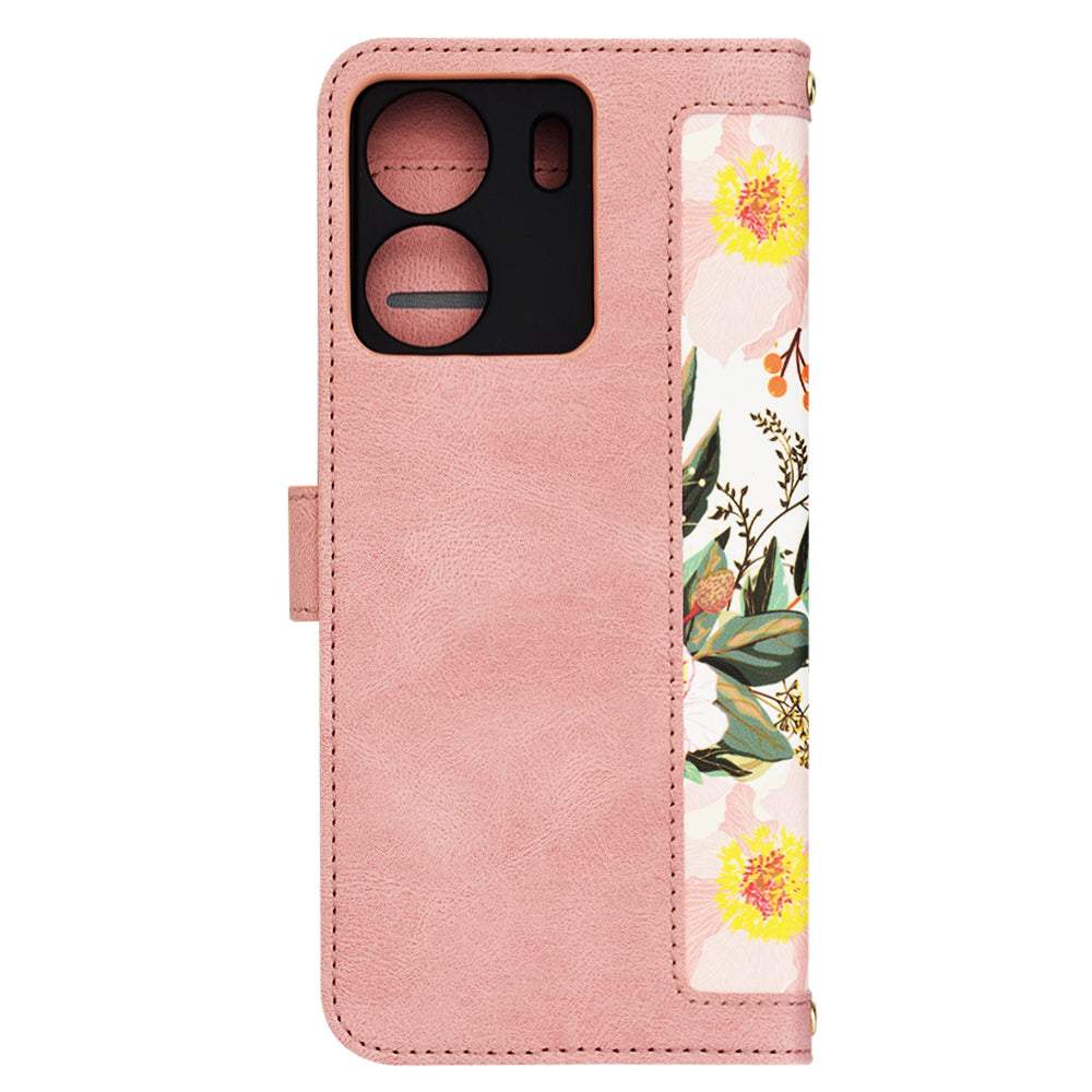 Kuori Xiaomi Poco C65 / Redmi 13C:lle, Techsuit, FlipCraft, Vaaleanpunainen