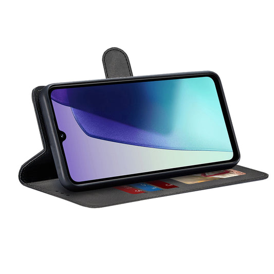 Kuori Xiaomi Poco C75 / Redmi 14C:lle, Techsuit, Diary Book, Musta