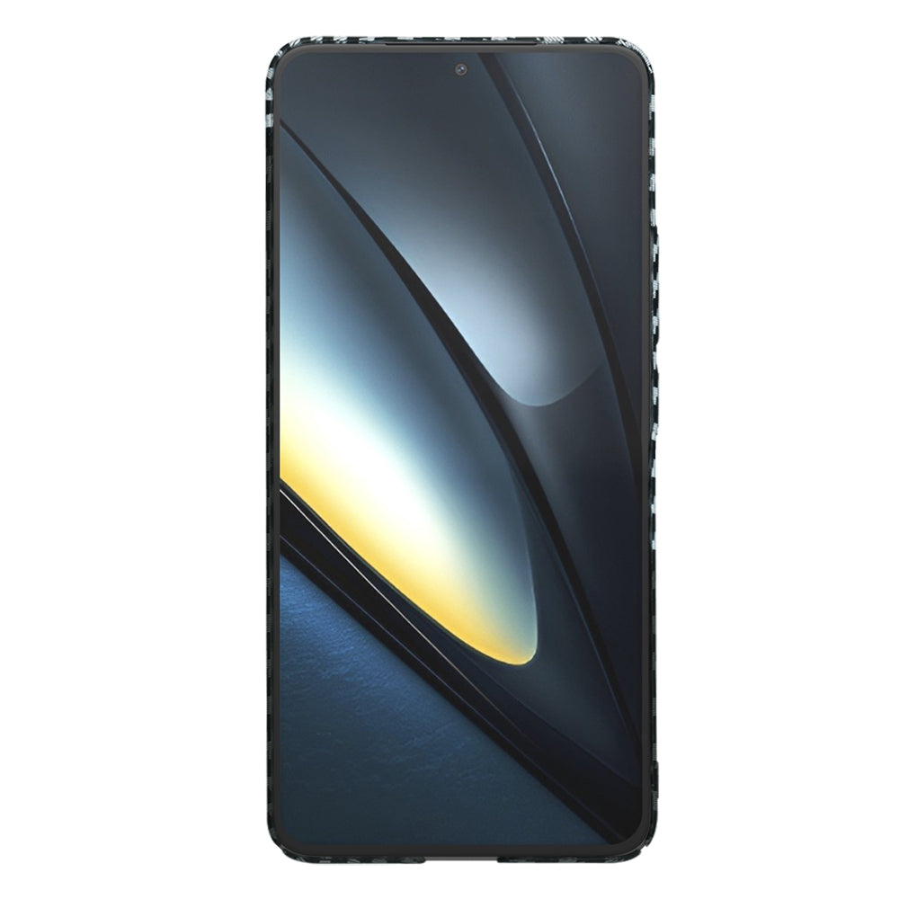 Kuori Xiaomi Poco F6 Pro:lle, Techsuit, Carbonite FiberShell, Musta Harmaa