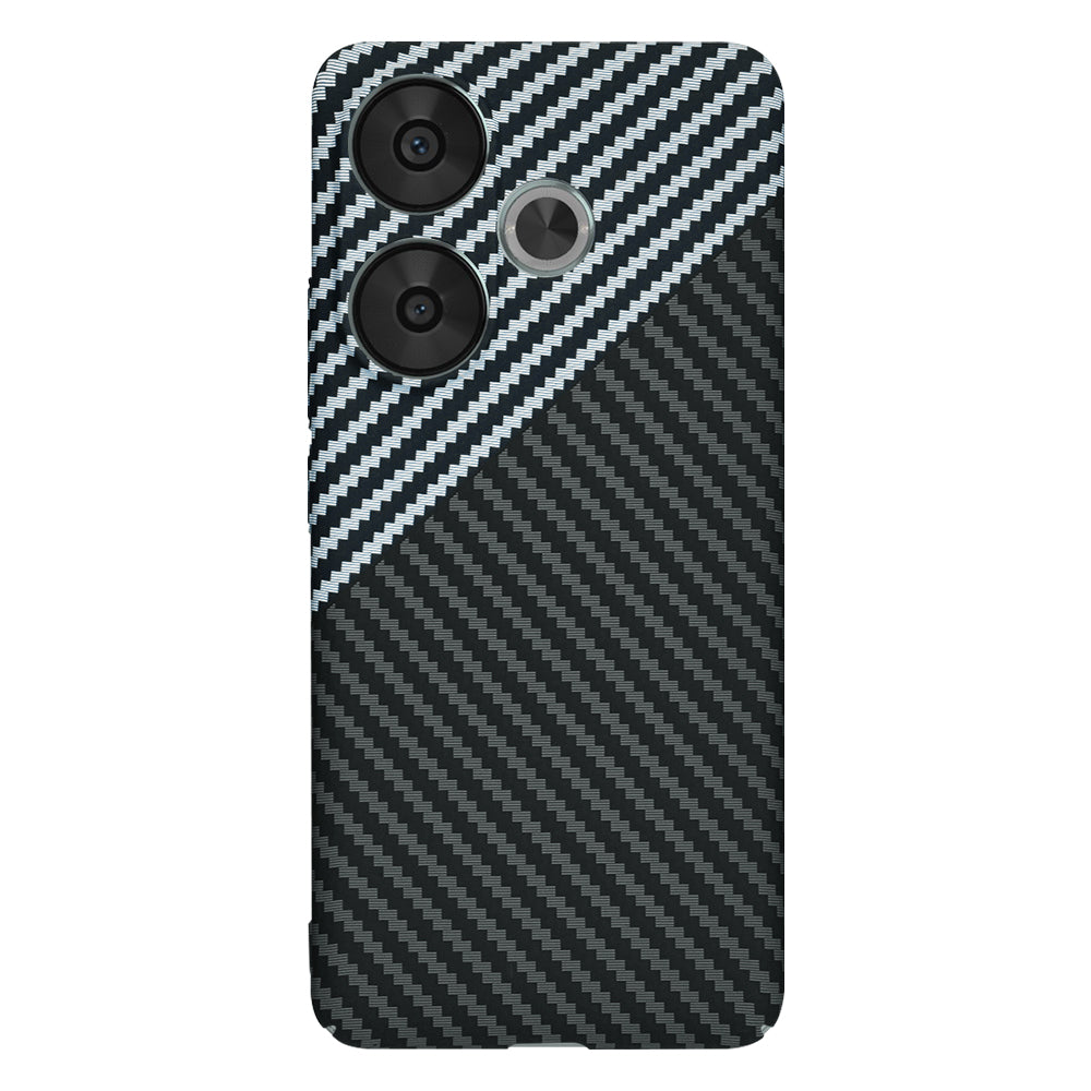 Kuori Xiaomi Poco F6:lle, Techsuit, Carbonite FiberShell, Musta Harmaa
