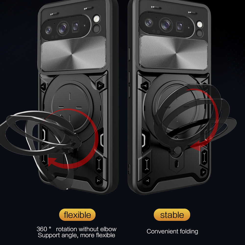 Suojakotelo Xiaomi Poco F8 Prolle, Techsuit, CamGuard Pro, Musta