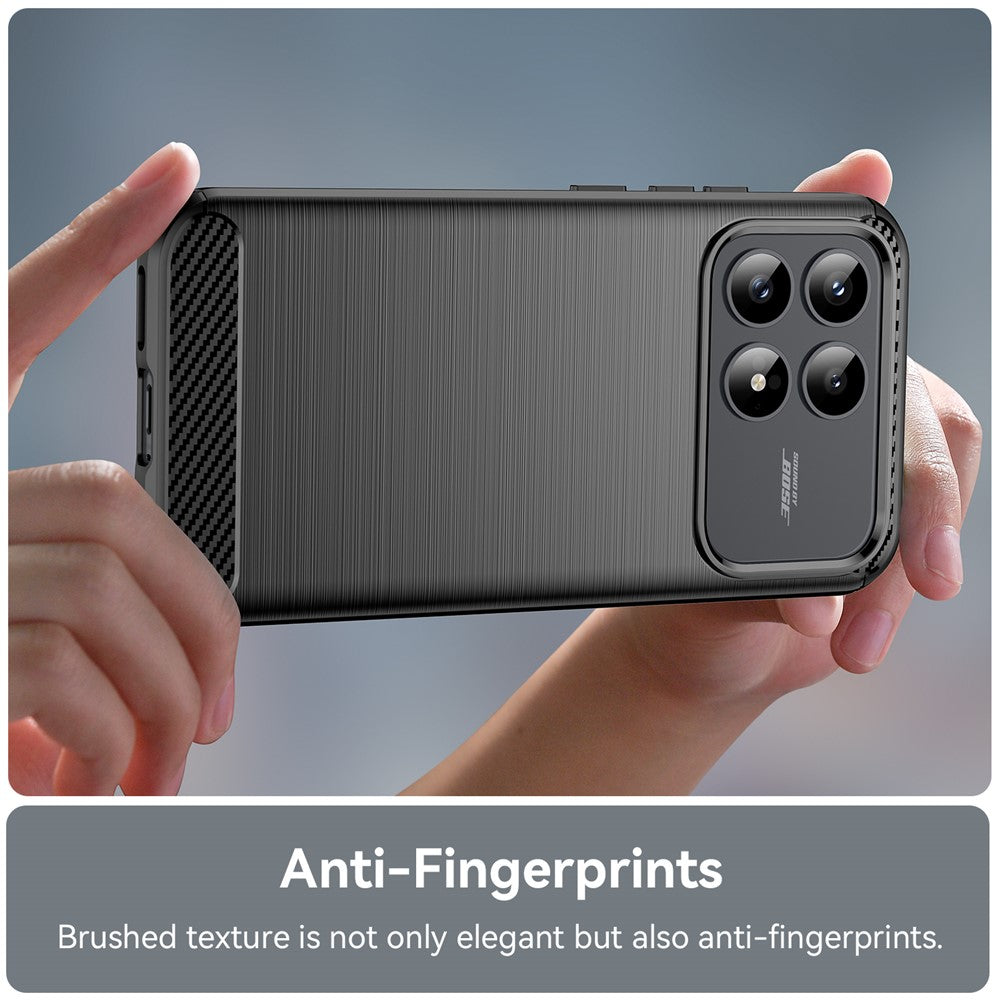 Suojakotelo Xiaomi Poco F8 Prolle, Techsuit, Carbon, Musta