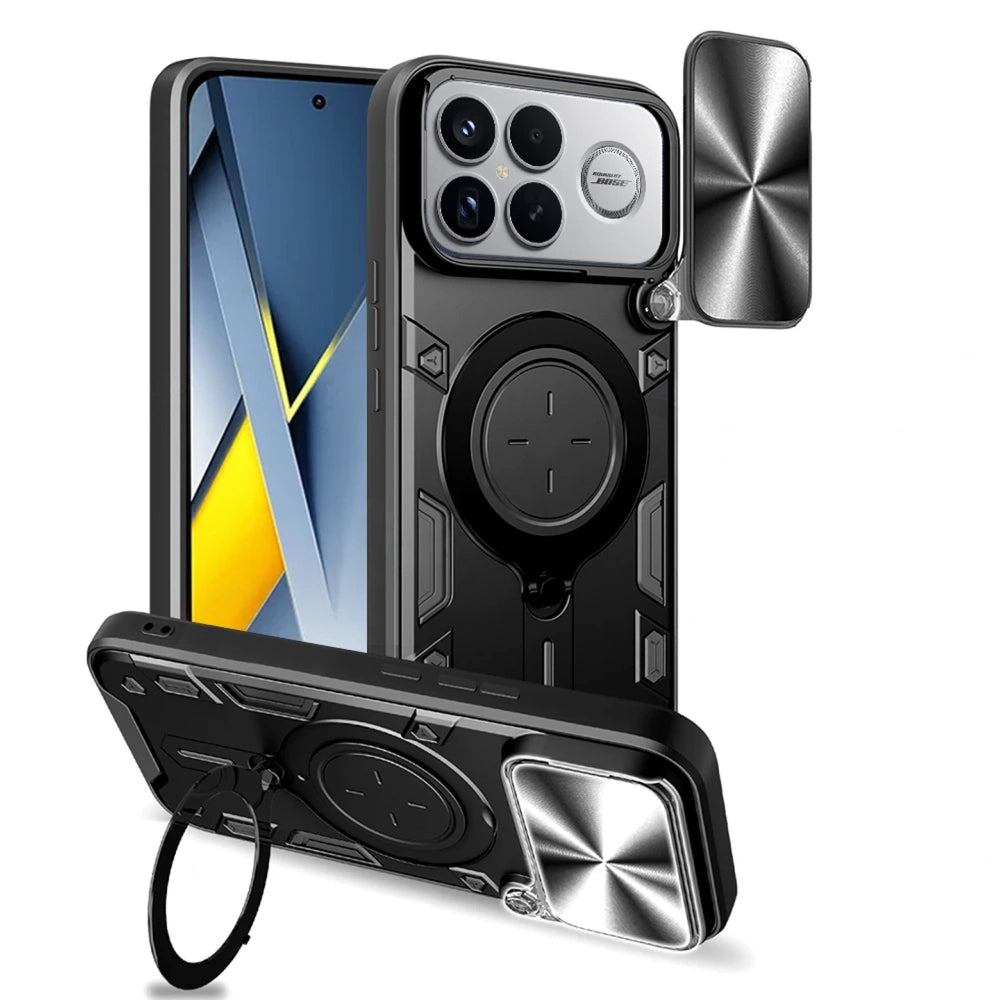 Suojakotelo Xiaomi Poco F8 Ultra, Techsuit, CamGuard Pro, Musta