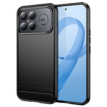 Suojakotelo Xiaomi Poco F8 Ultra, Techsuit, Carbon, Musta