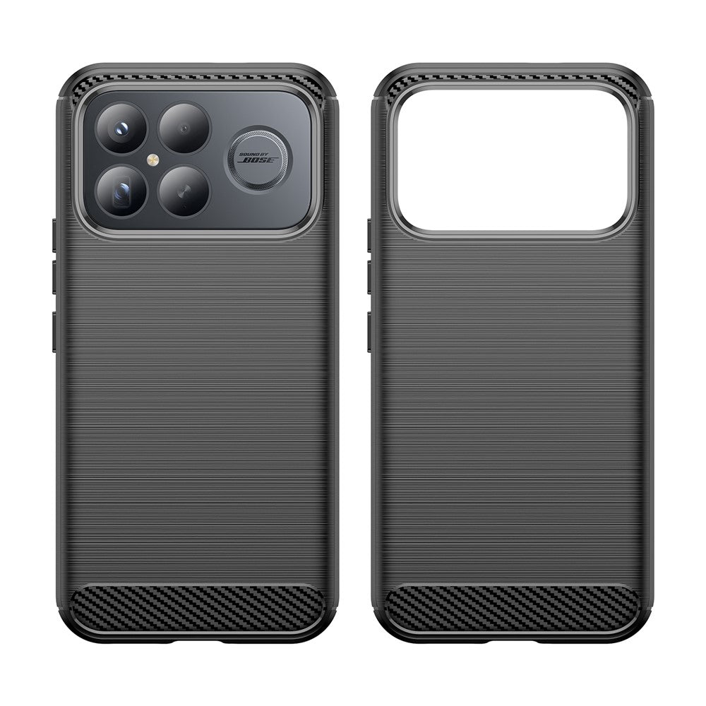 Suojakotelo Xiaomi Poco F8 Ultra, Techsuit, Carbon, Musta