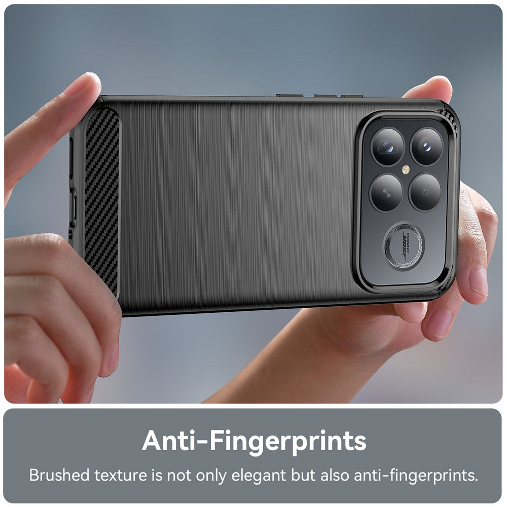Suojakotelo Xiaomi Poco F8 Ultra, Techsuit, Carbon, Musta