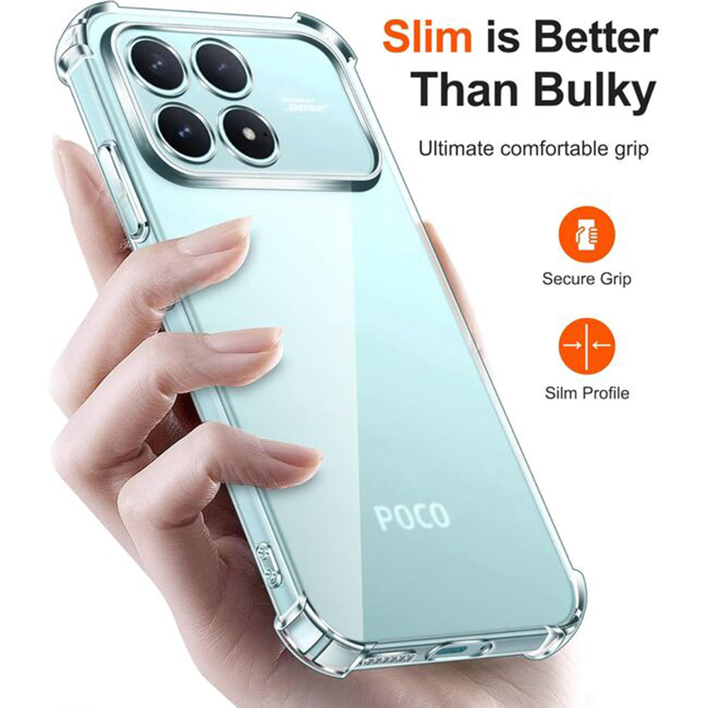Suojakotelo Xiaomi Poco F8 Ultra, Techsuit, Iskunkestävä Kirkas, Läpinäkyvä