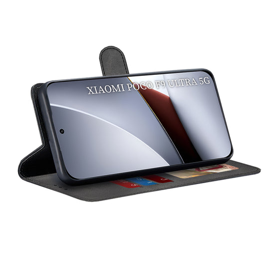 Suojakuori Xiaomi Poco F9 Ultralle, Techsuit, Diary Book, musta