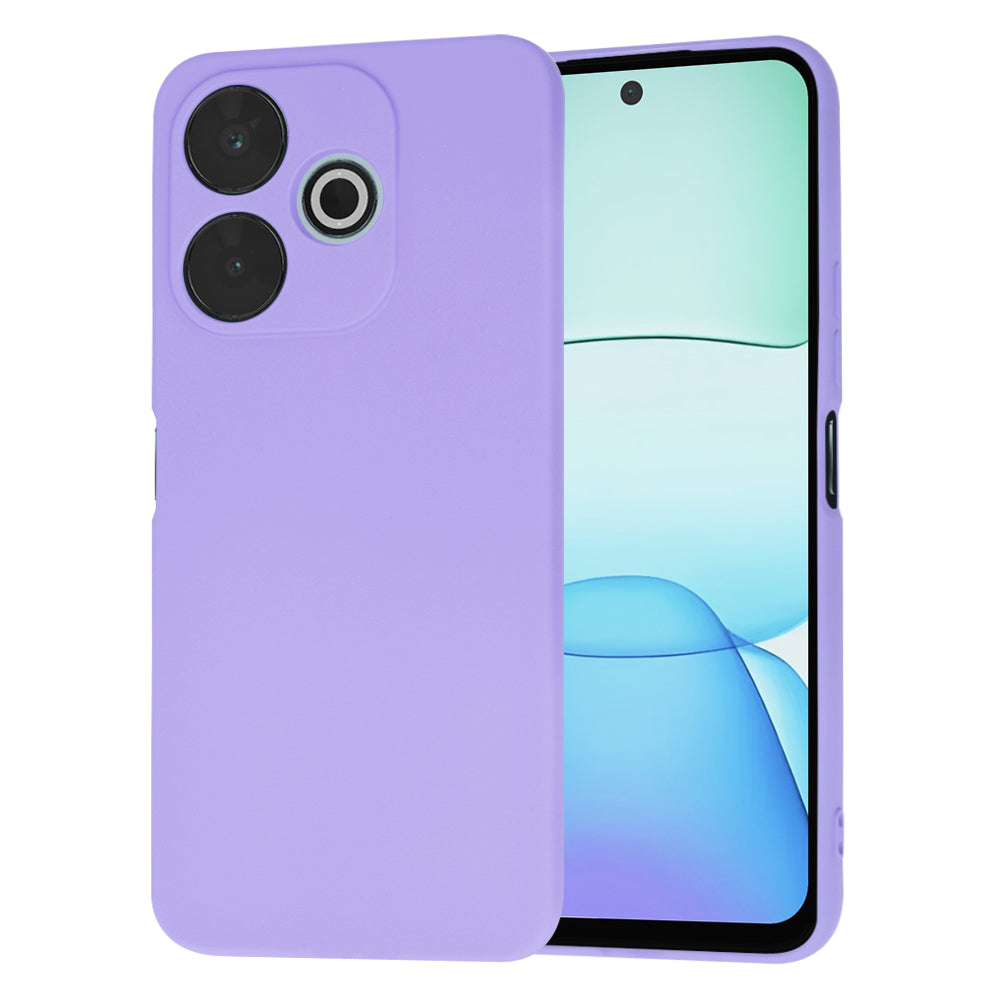 Suojakotelo Xiaomi Poco M6 4G / Redmi 13, Techsuit, SoftFlex, Vaaleanvioletti