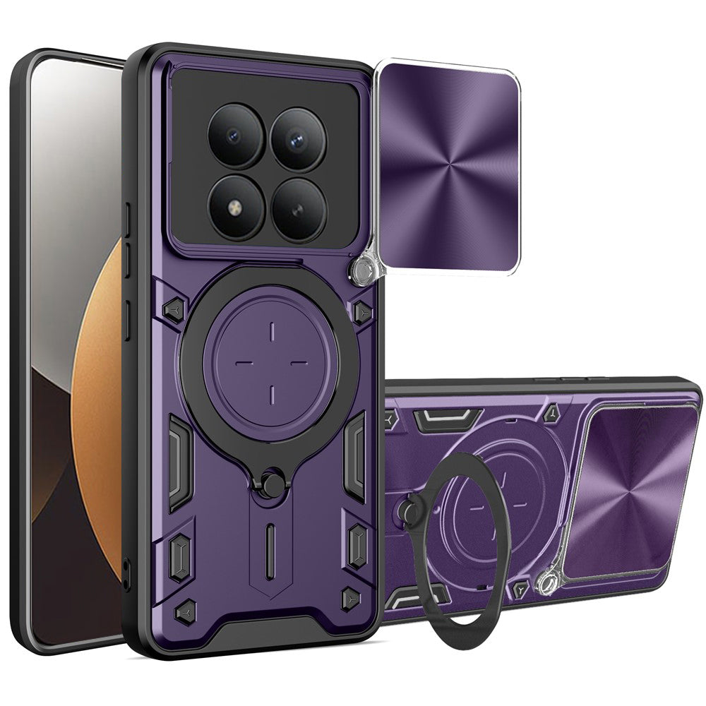 Suojakotelo Xiaomi Poco M8 Pro / Redmi Note 15 Pro+ 5G, Techsuit, CamGuard Pro, Violetti