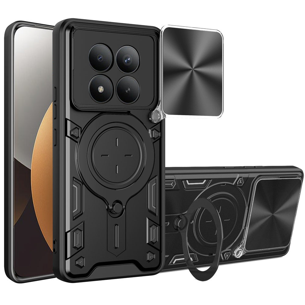 Suojakotelo Xiaomi Poco M8 Pro / Redmi Note 15 Pro+ 5G, Techsuit, CamGuard Pro, Musta