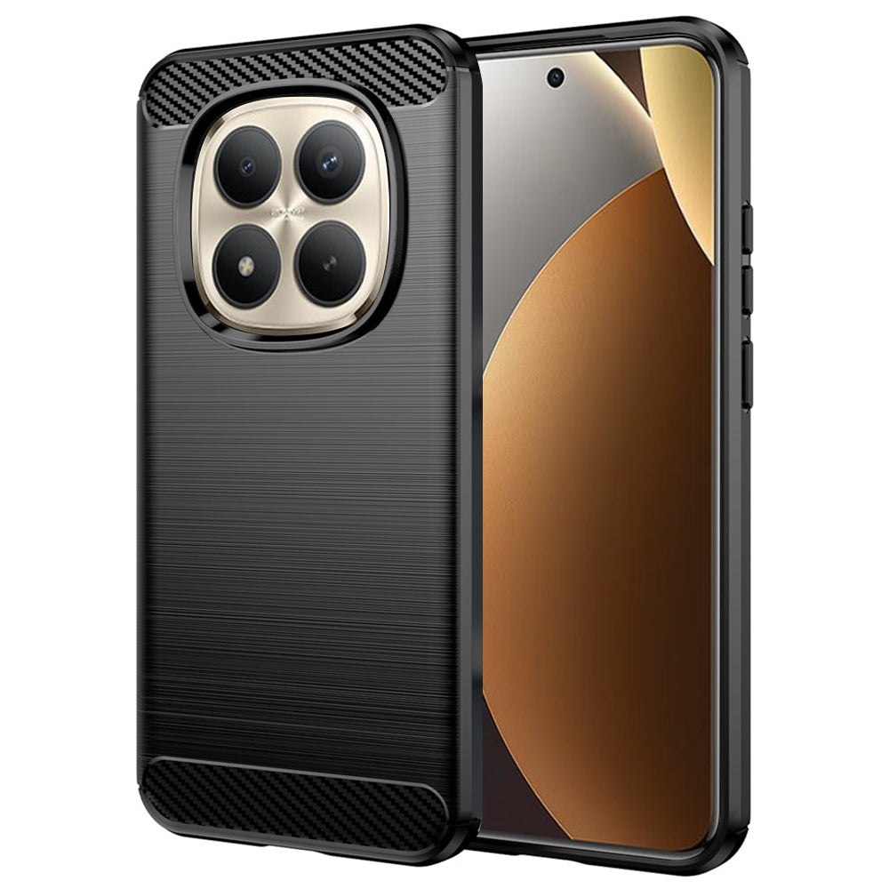 Suojakotelo Xiaomi Poco M8 Pro / Redmi Note 15 Pro+ 5G, Techsuit, Carbon, Musta