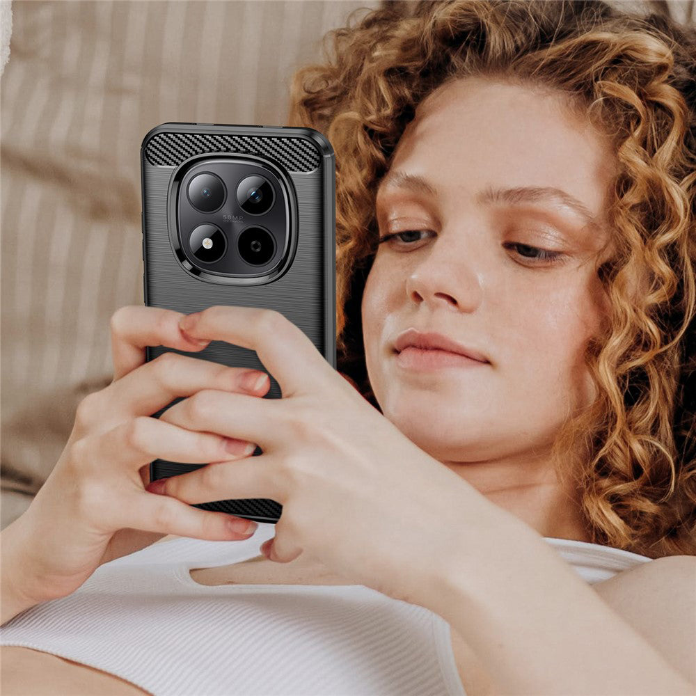 Suojakotelo Xiaomi Poco M8 Pro / Redmi Note 15 Pro+ 5G, Techsuit, Carbon, Musta