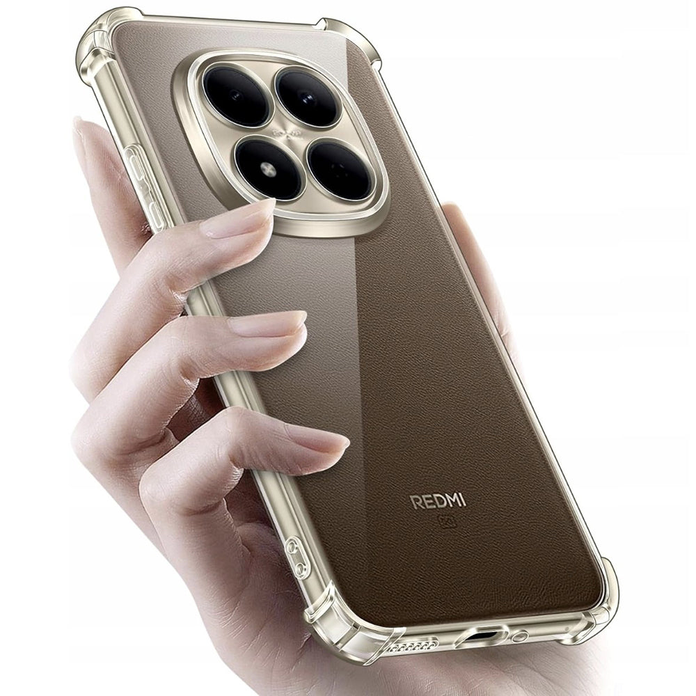 Suojakotelo Xiaomi Poco M8 Pro / Redmi Note 15 Pro+ 5G, Techsuit, Iskunkestävä, Läpinäkyvä