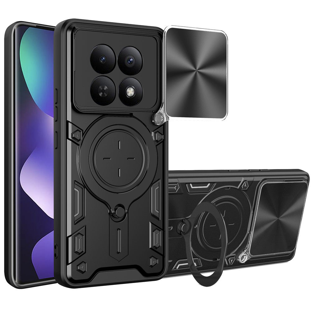 Suojakotelo Xiaomi Poco M8 / Redmi Note 15 5G / Note 15 4G, Techsuit, CamGuard Pro, Musta