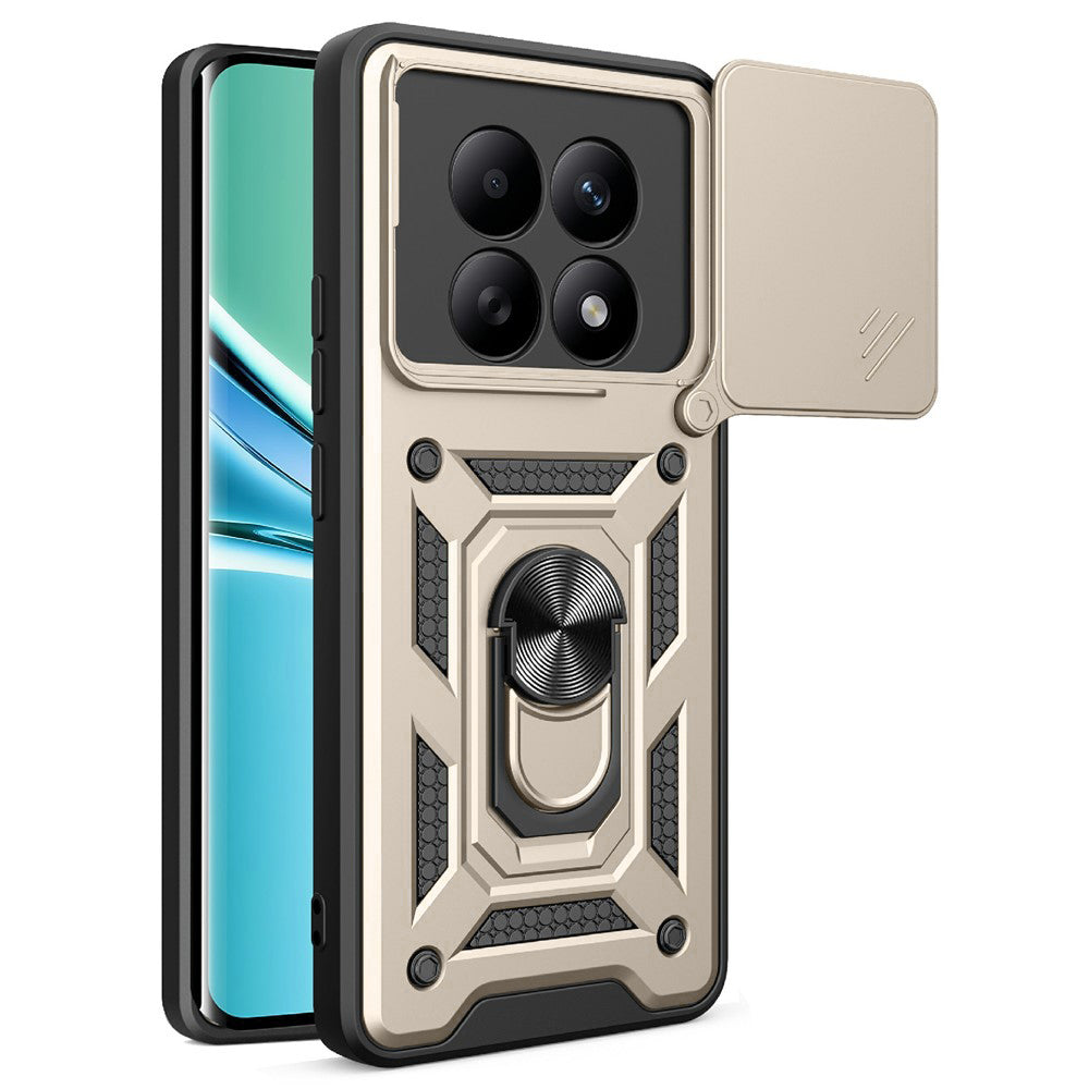 Suojakotelo Xiaomi Poco M8 / Redmi Note 15 5G / Note 15 4G, Techsuit, CamShield, Kultainen