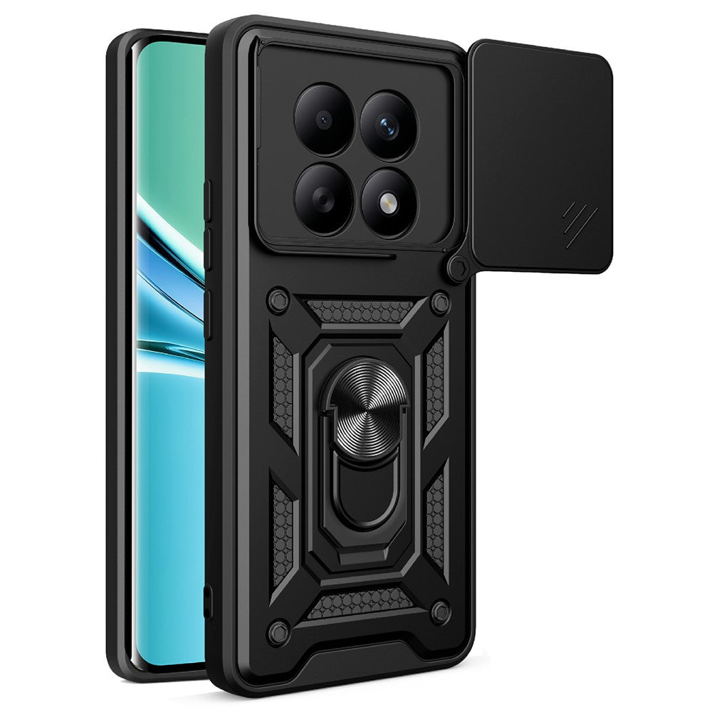 Kotelo Xiaomi Poco M8 / Redmi Note 15 5G / Note 15 4G, Techsuit, CamShield, Musta