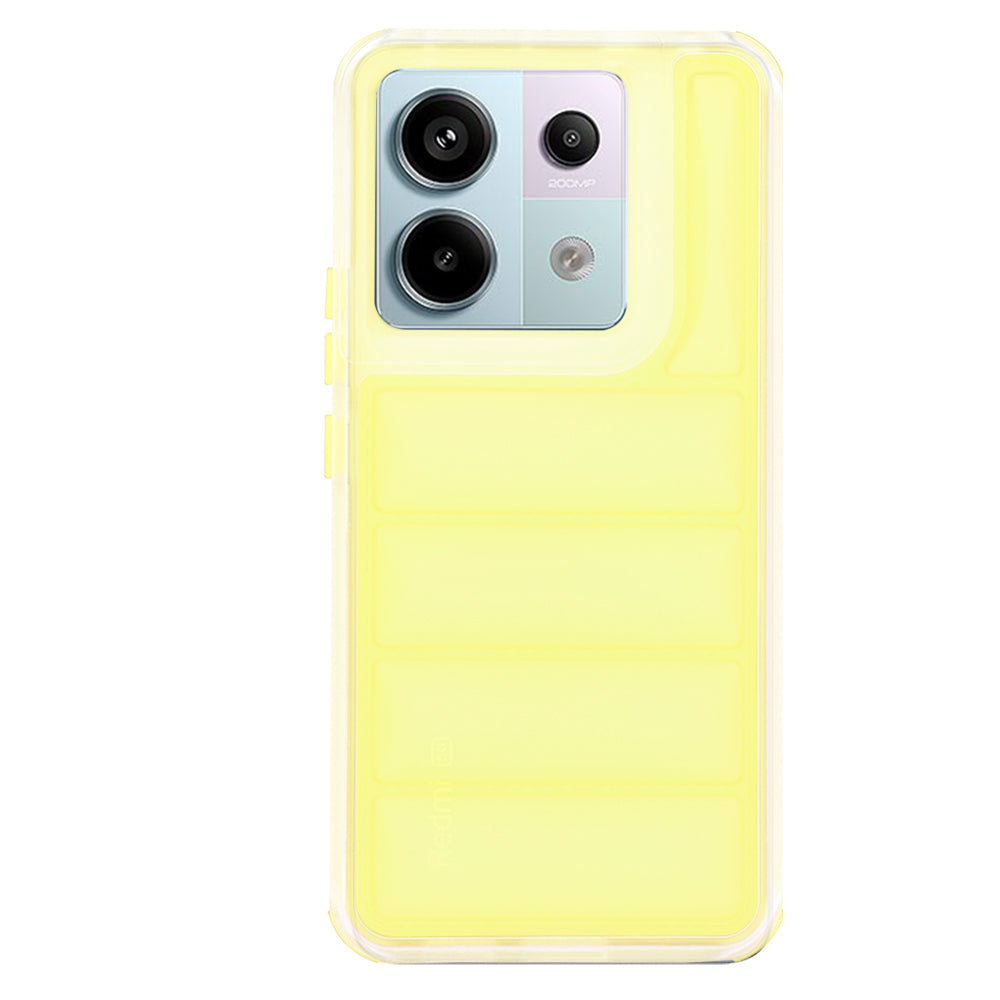 Kuori Xiaomi Poco X6 / Note 13 Pro 5G:lle, Techsuit, Wave Shield, Keltainen