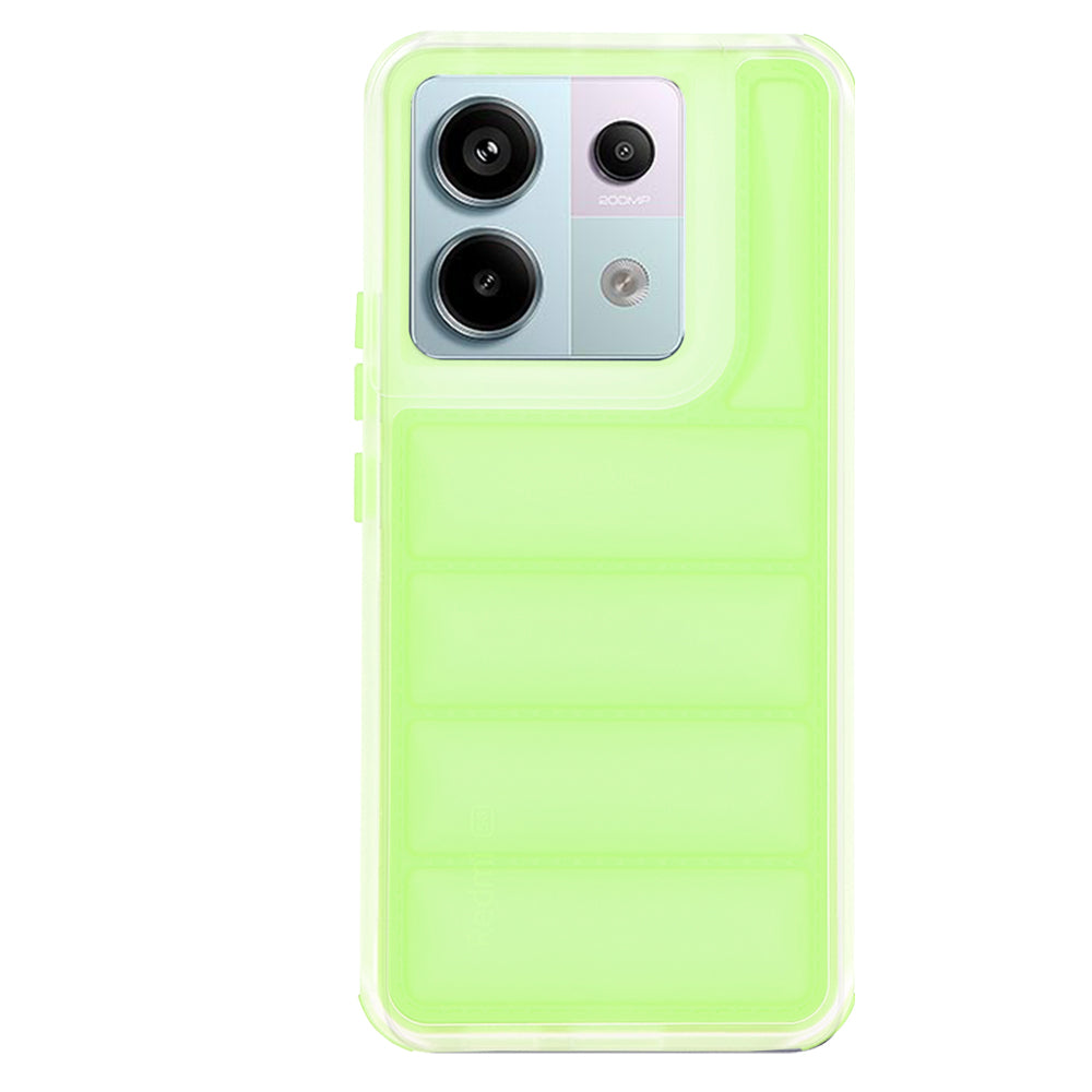 Kuori Xiaomi Poco X6 / Note 13 Pro 5G:lle, Techsuit, Wave Shield, Vihreä