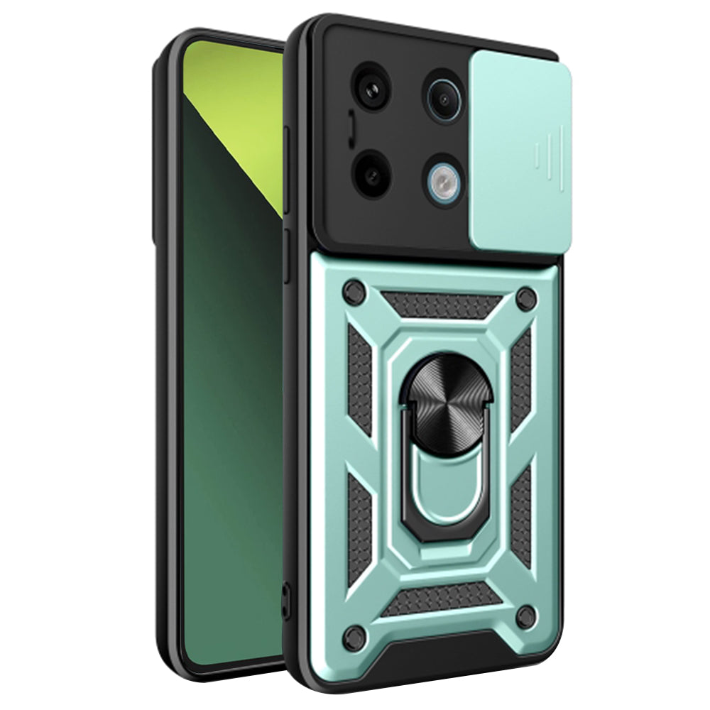 Suojakotelo Xiaomi Poco X6 / Redmi Note 13 Pro 5G, Techsuit, CamShield, Vihreä
