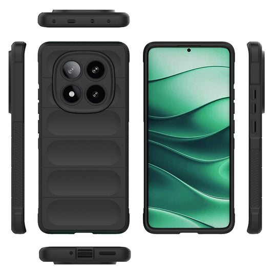 Kuori Xiaomi Poco X7 / Note 14 Pro 5G:lle, Techsuit, Magic Shield, Musta