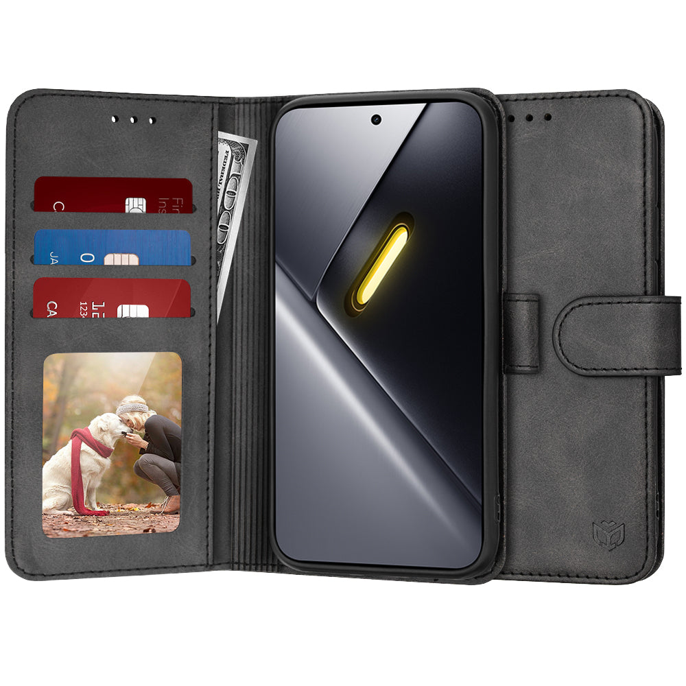 Suojakotelo Xiaomi Poco X8 Pro Max, Techsuit, Diary Book, Musta