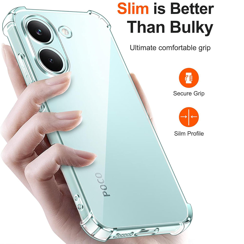 Suojakotelo Xiaomi Poco X8 Prolle, Techsuit, Iskunkestävä Kirkas, Läpinäkyvä