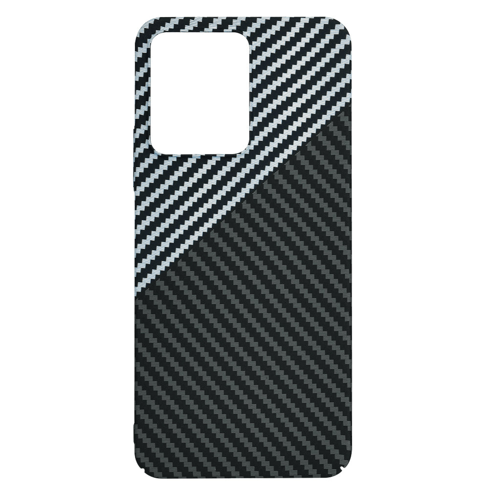 Kuori Xiaomi Redmi 13C 5G / 13C / Poco C65:lle, Techsuit, Carbonite FiberShell, Musta Harmaa