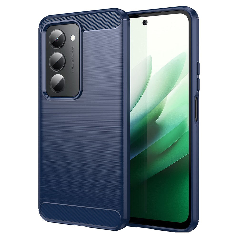 Suojakotelo Xiaomi Redmi 15 5G / 15 4G, Techsuit, Hiili, Sininen