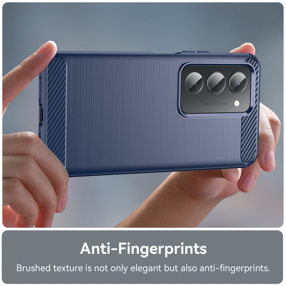 Suojakotelo Xiaomi Redmi 15 5G / 15 4G, Techsuit, Hiili, Sininen