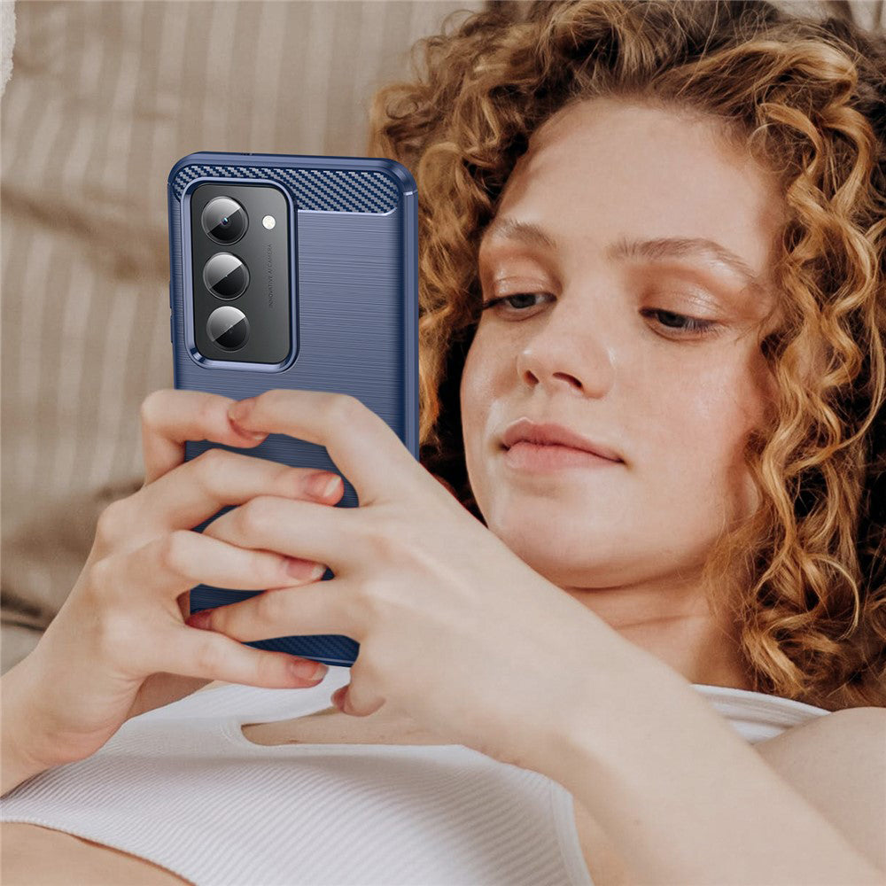 Suojakotelo Xiaomi Redmi 15 5G / 15 4G, Techsuit, Hiili, Sininen