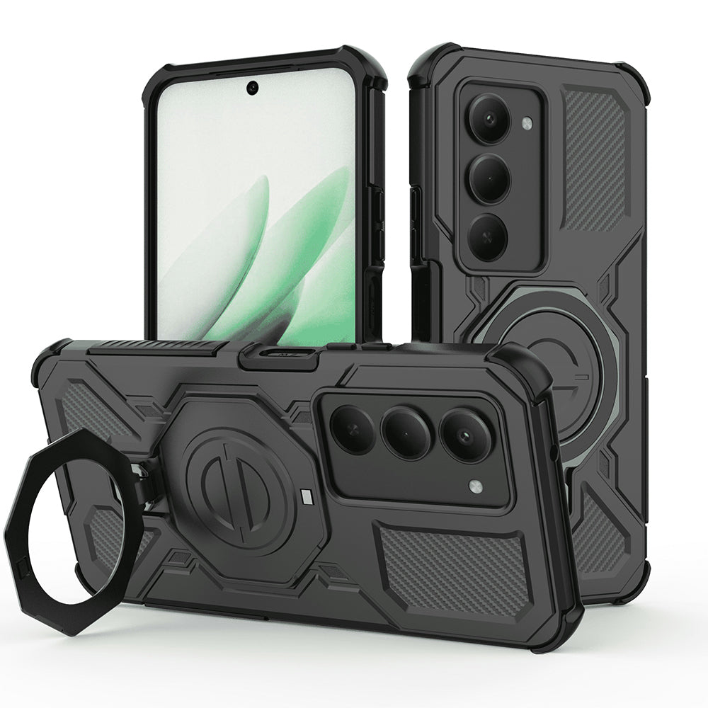 Suojakotelo Xiaomi Redmi 15 5G / 15 4G, Techsuit, Carbon Shield Pro, Musta