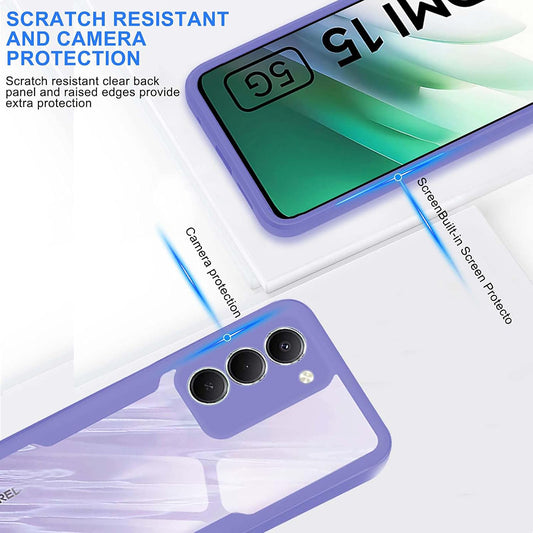 Kuori Xiaomi Redmi 15 5G / 15 4G:lle, Techsuit, ColorVerse 360, Violetti