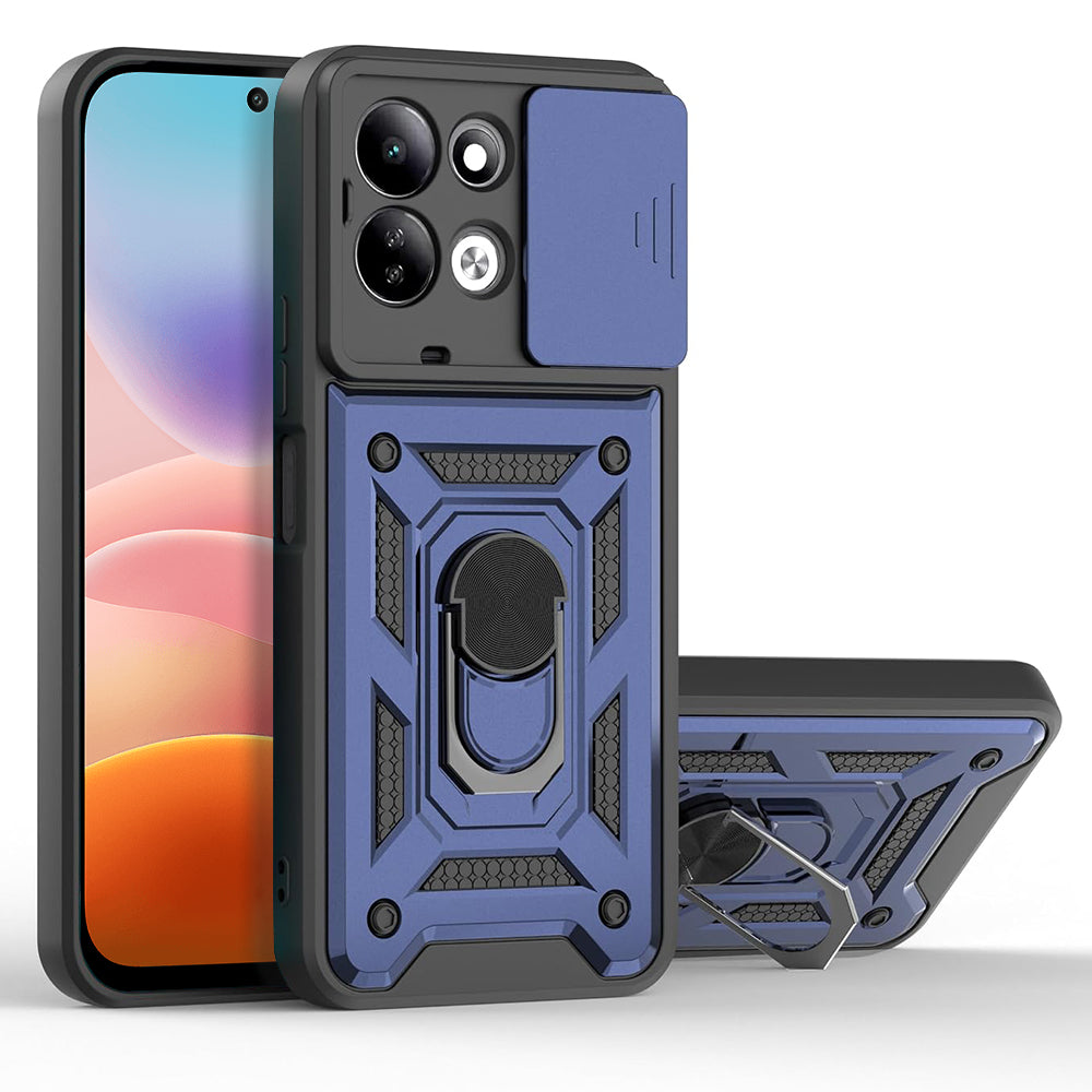 Suojakuori Xiaomi Redmi 17 5G / 17 4G -puhelimelle, Techsuit, CamShield, sininen