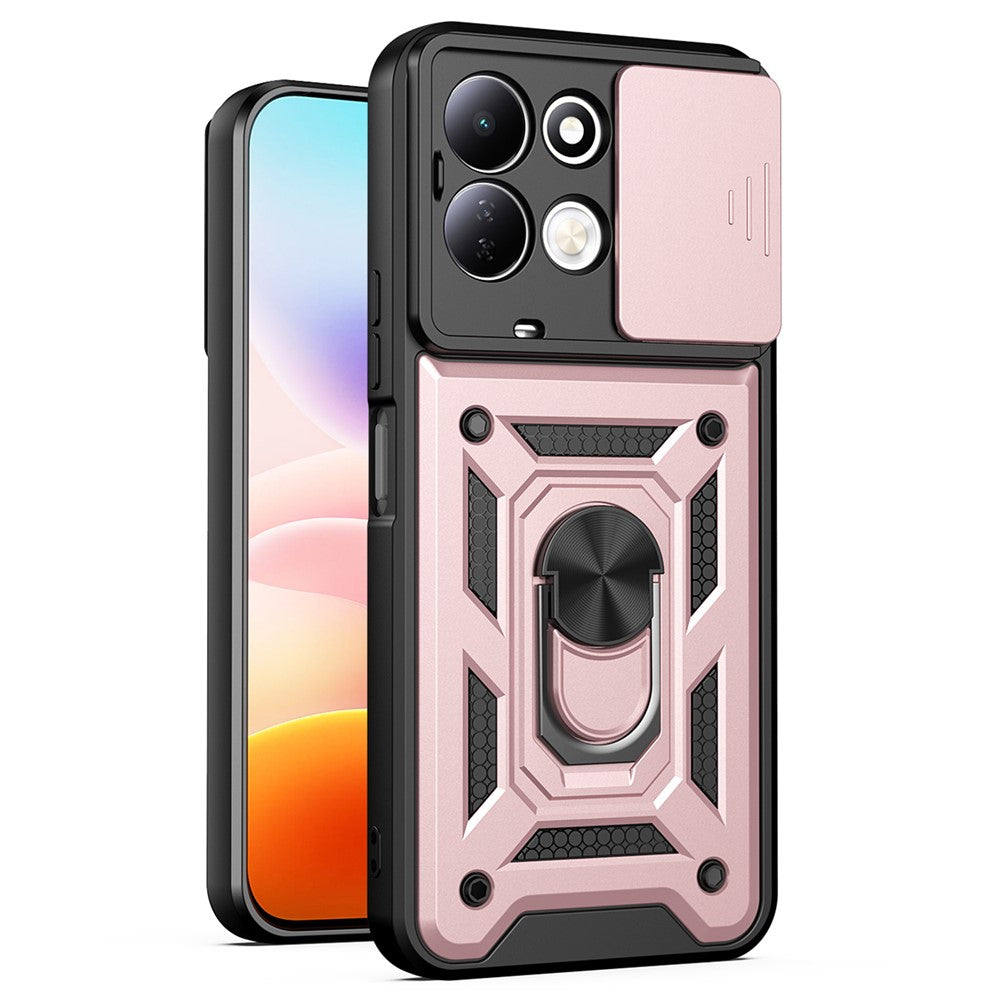 Kuori Xiaomi Redmi 17 5G / 17 4G:lle, Techsuit, CamShield, vaaleanpunakultainen