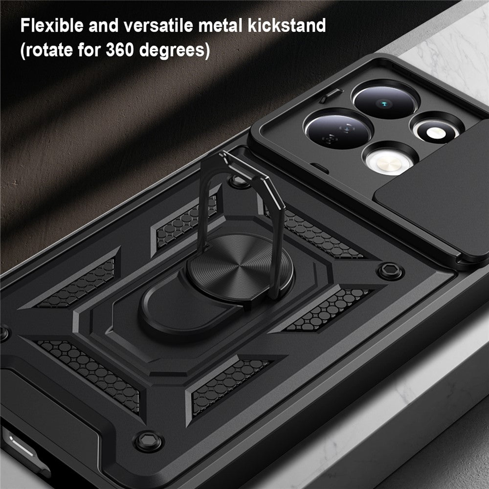 Kuori Xiaomi Redmi 17 5G / 17 4G:lle, Techsuit, CamShield, vaaleanpunakultainen