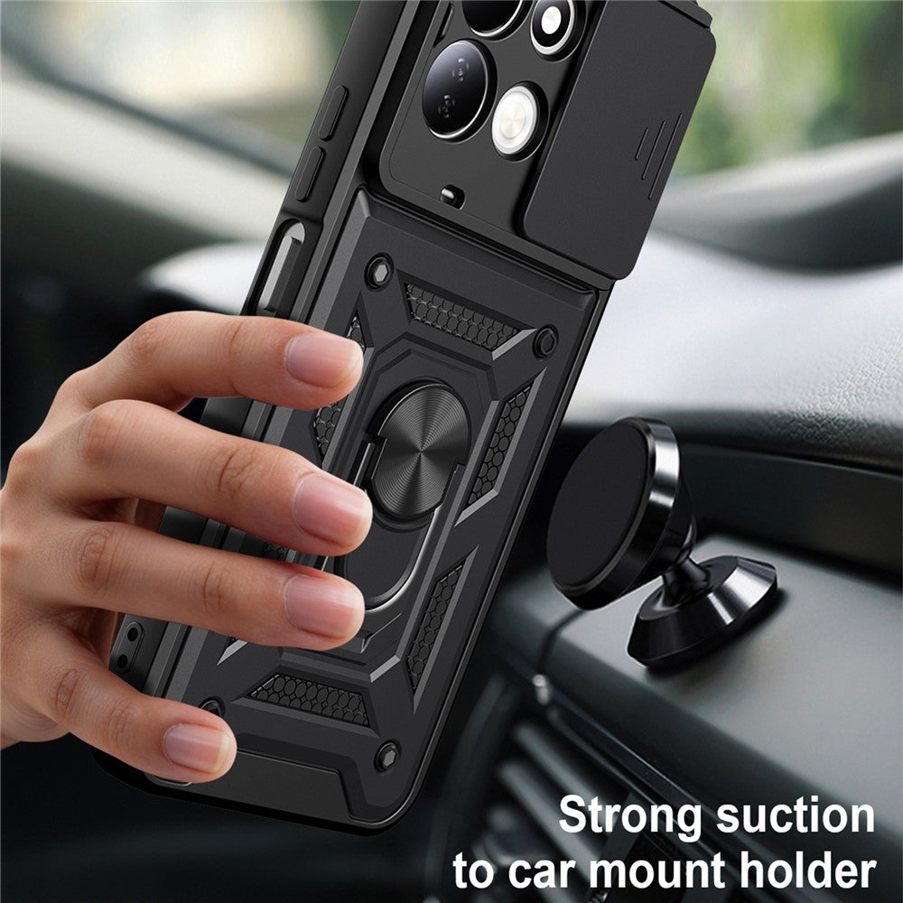 Kuori Xiaomi Redmi 17 5G / 17 4G:lle, Techsuit, CamShield, vaaleanpunakultainen